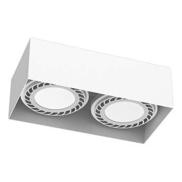 Brosline - Foco de techo orientable 2xGU10/18W/230V blanco