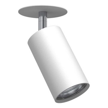 Brosline - Foco empotrable de techo 1xGU10/10W/230V blanco