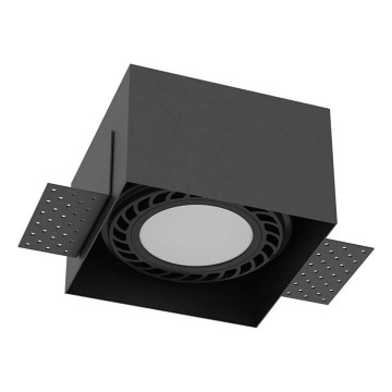 Brosline - Foco empotrable de techo 1xGU10/18W/230V negro