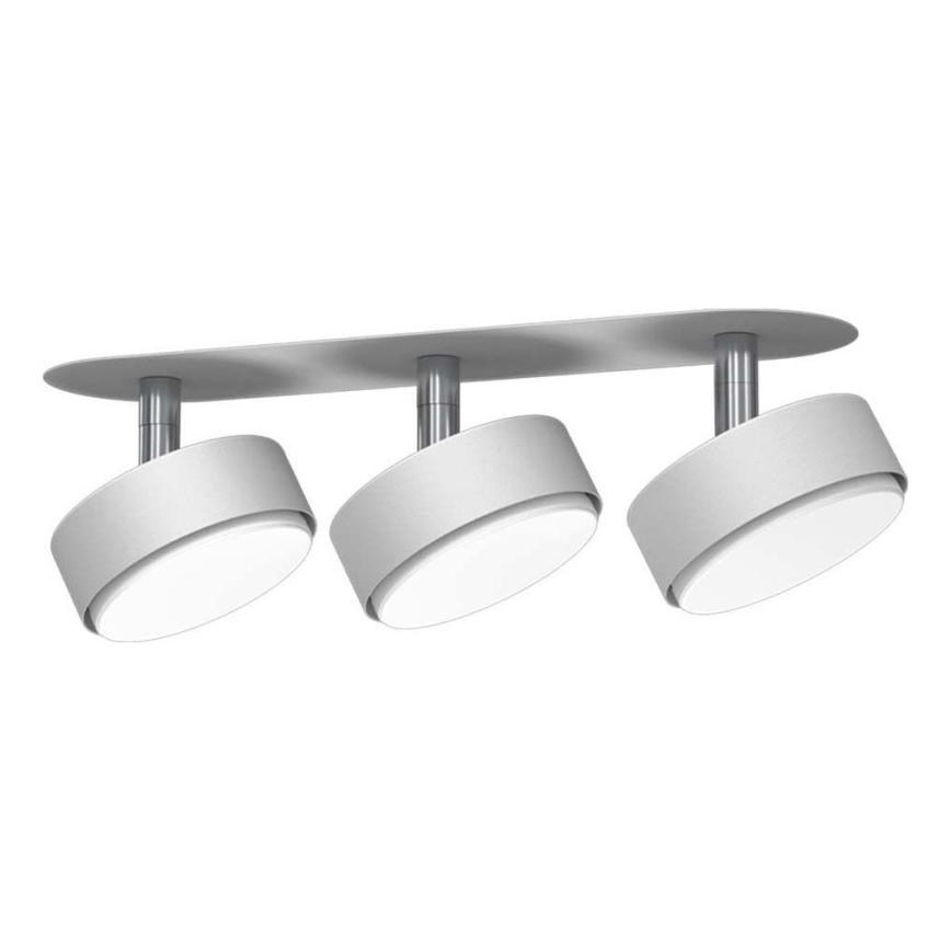 Brosline - Foco empotrable de techo orientable 3xGX53/9W/230V blanco