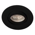 Brosline - Foco empotrado de techo 1xGU10/10W/230V negro