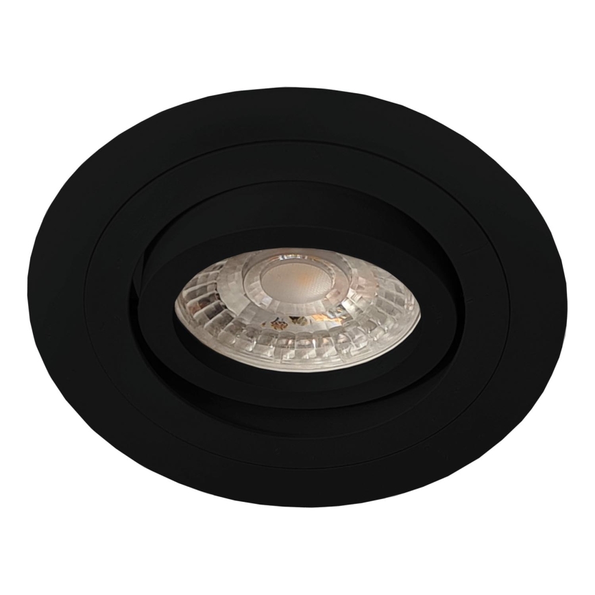 Brosline - Foco empotrado de techo 1xGU10/10W/230V negro