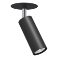 Brosline - Foco empotrado de techo 1xGU10/4W/230V negro