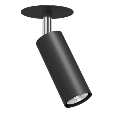 Brosline - Foco empotrado de techo 1xGU10/4W/230V negro
