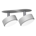 Brosline - Foco empotrado de techo 2xGX53/9W/230V, blanco