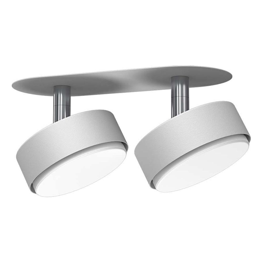 Brosline - Foco empotrado de techo 2xGX53/9W/230V, blanco