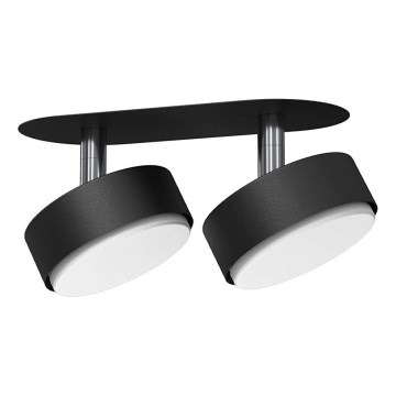 Brosline - Foco empotrado de techo 2xGX53/9W/230V negro