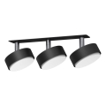 Brosline - Foco empotrado de techo 3xGX53/9W/230V negro