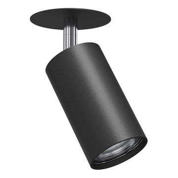 Brosline - Foco empotrado para techo 1xGU10/10W/230V negro