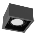 Brosline - Foco orientable 1xGU10/18W/230V negro