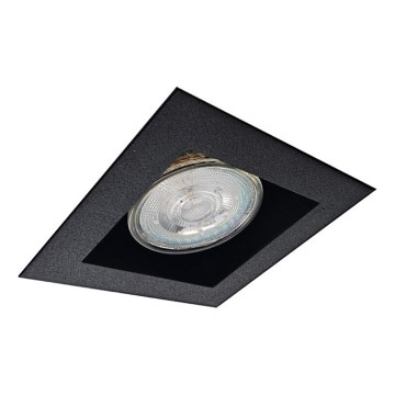 Brosline - Luminaria de techo empotrada 1xGU10/10W/230V negra