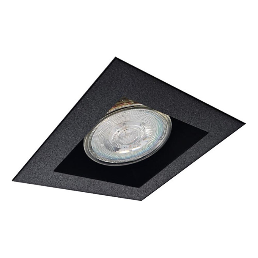 Brosline - Luminaria de techo empotrada 1xGU10/10W/230V negra