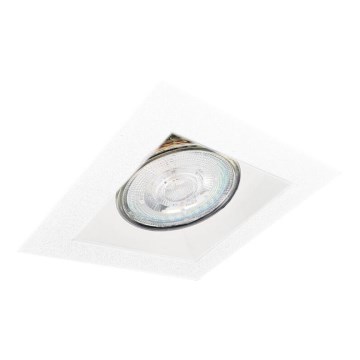 Brosline - Luminaria empotrable para falso techo 1xGU10/10W/230V, blanco