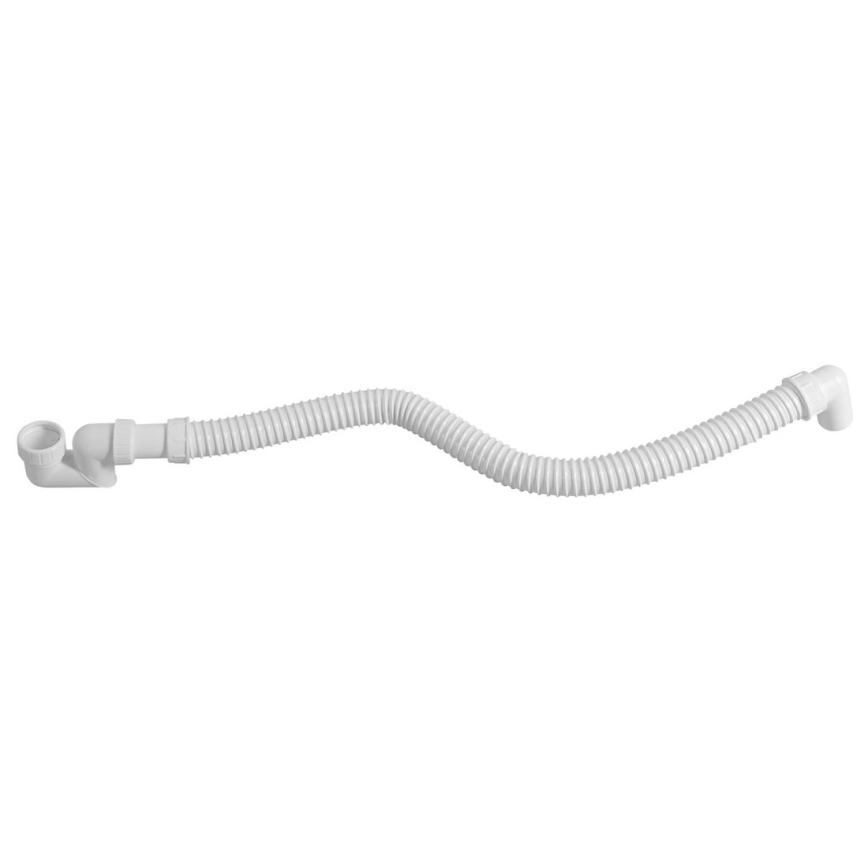 Bruckner - Codo de conexión flexible para tubo 80 cm blanco