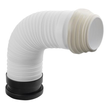 Bruckner - Conexión flexible para WC 45 cm blanco/negro