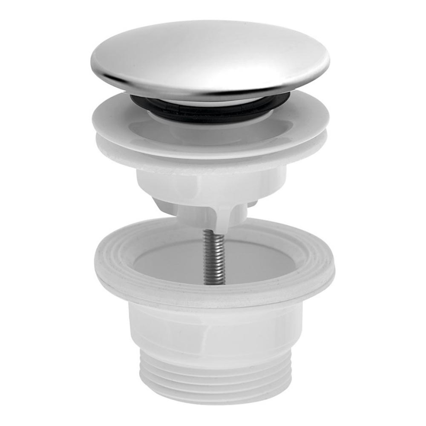 Bruckner - Desagüe de lavabo CLICK-CLACK diá. 6,3 cm acero inoxidable