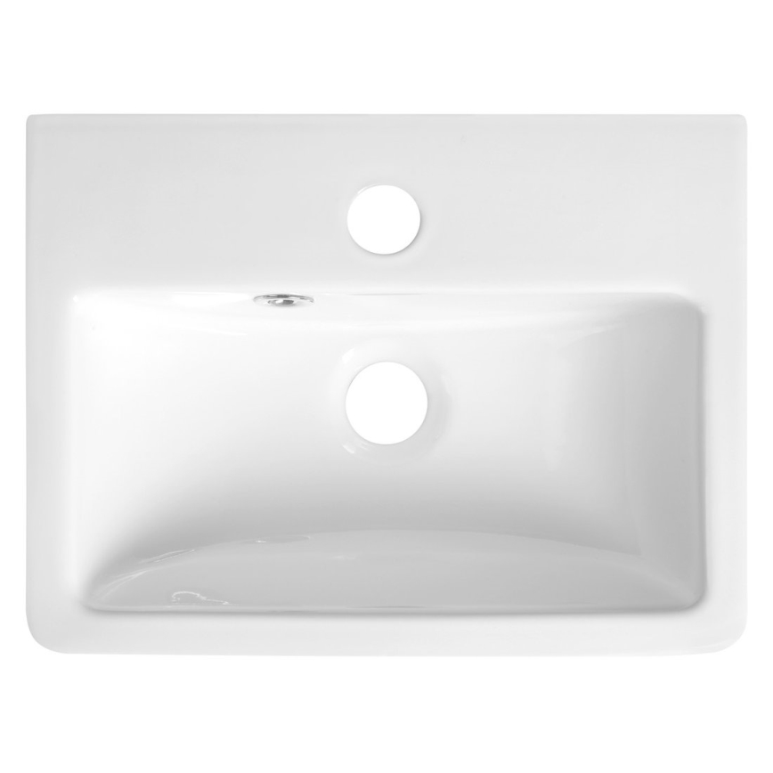 Bruckner - Lavabo NOAM 37,5x28 cm cerámica/blanco