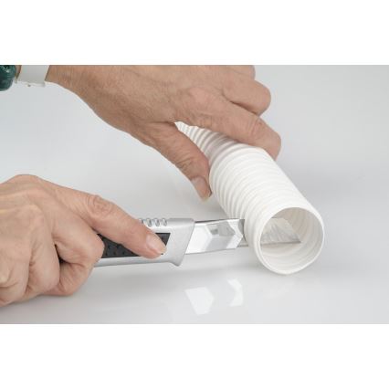 Bruckner - Tubo de conexión flexible 80 cm blanco