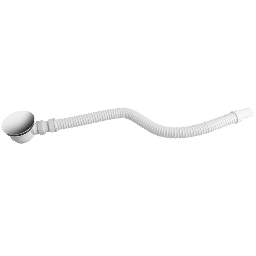 Bruckner - Tubo de conexión flexible 80 cm blanco