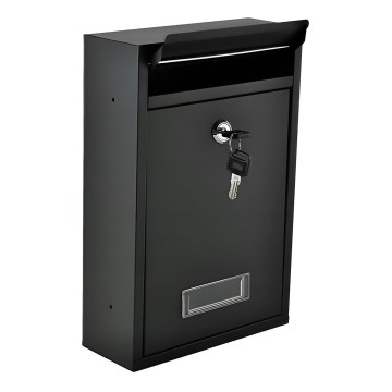 Buzón postal 21,7 x 32 cm negro