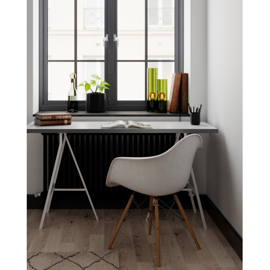 ByRydens - Lámpara de mesa FLAKE 1xE27/8W/230V verde