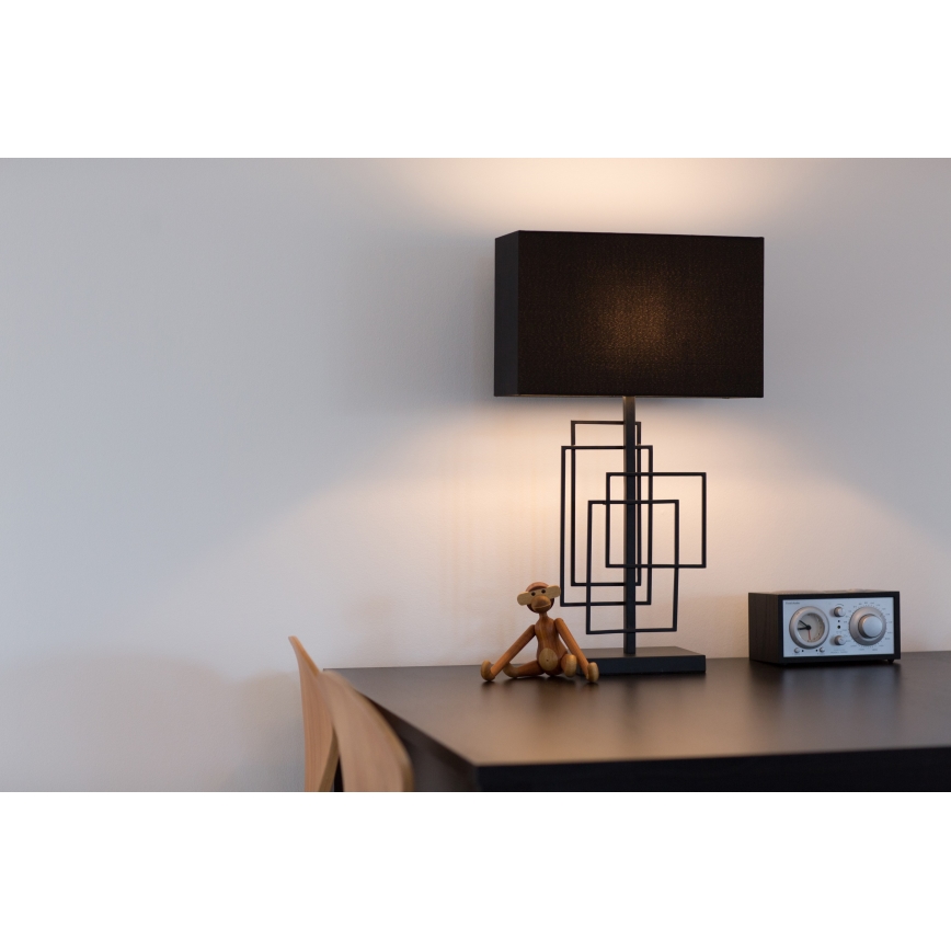 ByRydens - Lámpara de mesa PARAGON 1xE27/5W/230V negra