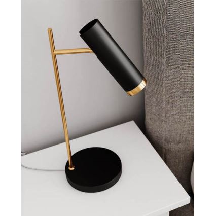 ByRydens - Lámpara de mesa PULS 1xGU10/7W/230V negra