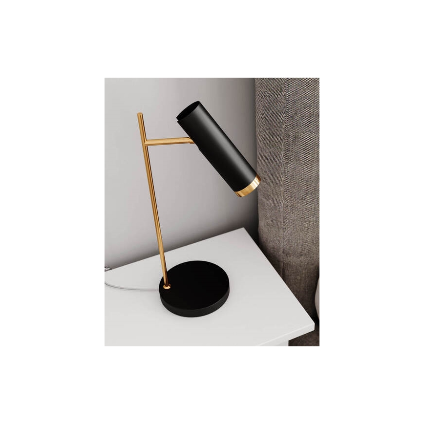 ByRydens - Lámpara de mesa PULS 1xGU10/7W/230V negra