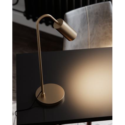 ByRydens - Lámpara de mesa CURVE 1xGU10/7W/230V dorada