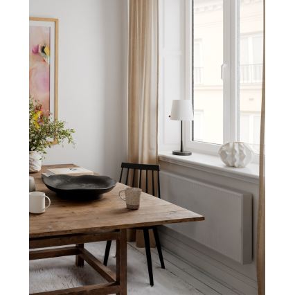 ByRydens - Lámpara de mesa LUMI 1xE27/8W/230V blanca/negra 48,5 cm