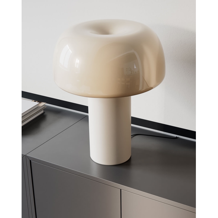 ByRydens - Lámpara de mesa LEAN ON ME 1xE27/8W/230V color crema