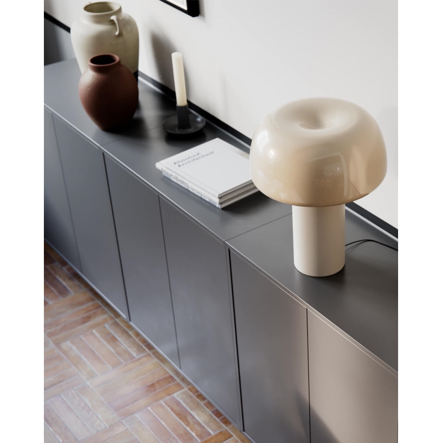 ByRydens - Lámpara de mesa LEAN ON ME 1xE27/8W/230V color crema