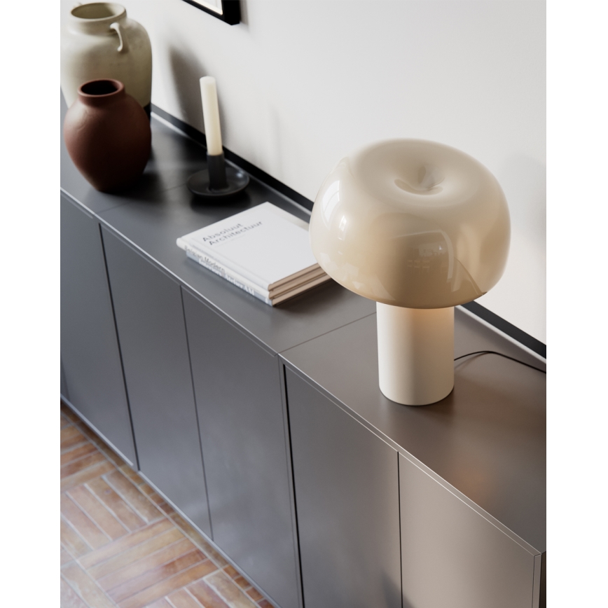 ByRydens - Lámpara de mesa LEAN ON ME 1xE27/8W/230V color crema