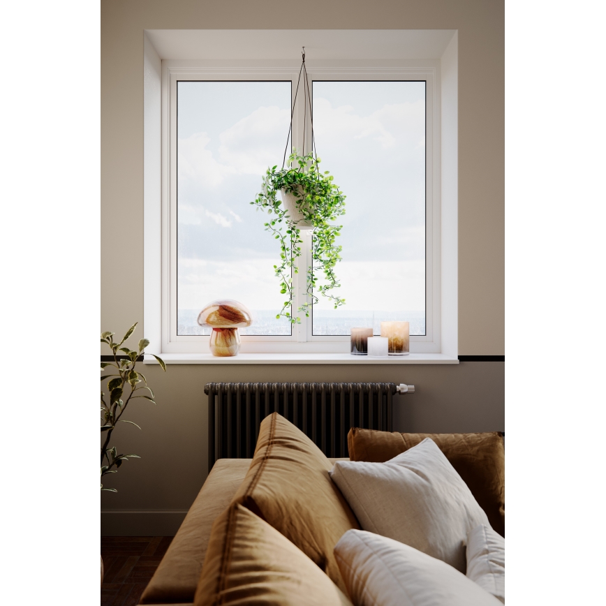 ByRydens - Lámpara de mesa MIRA MUSHROOM 1xE27/8W/230V marrón