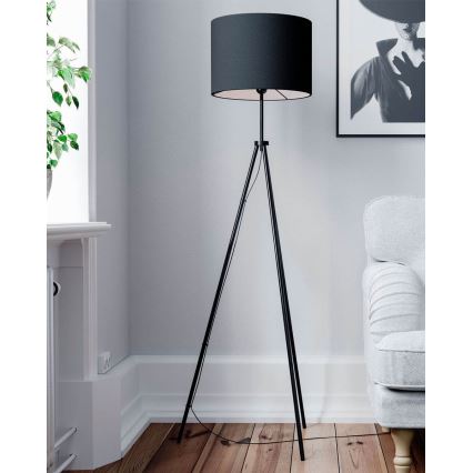 ByRydens - Lámpara de pie RINA 1xE27/5W/230V negra
