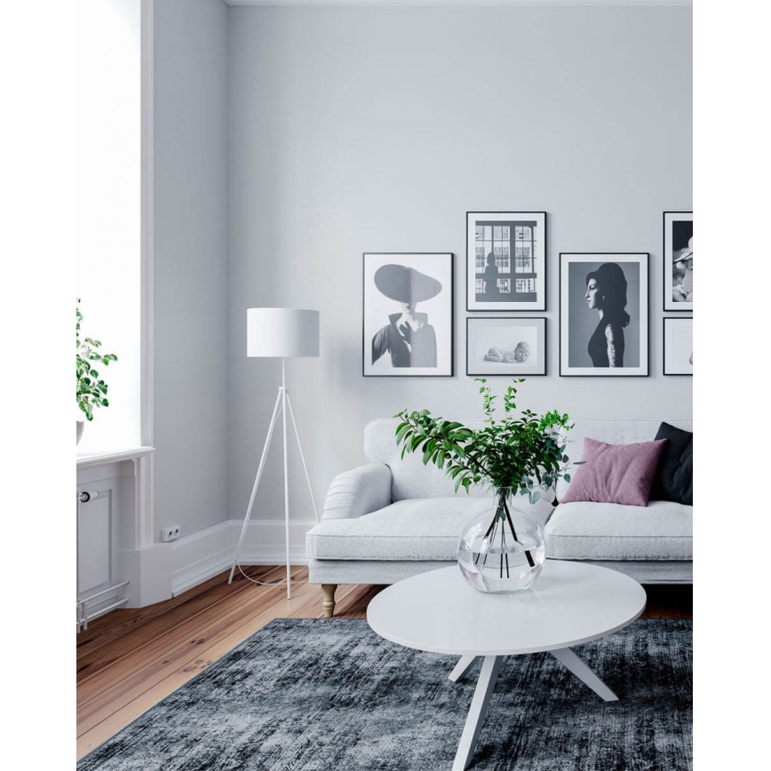 ByRydens - Lámpara de pie RINA 1xE27/5W/230V blanca
