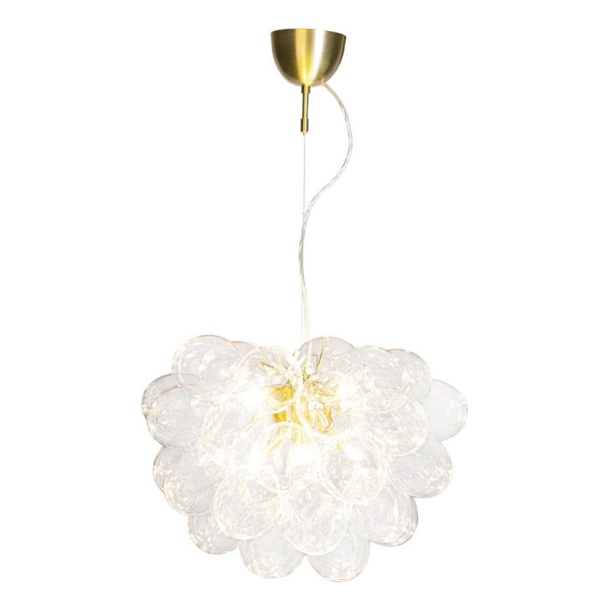 ByRydens - Lámpara colgante con cable GROSS 8xG9/5W/230V transparente