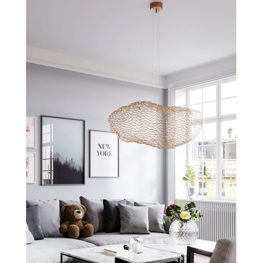 ByRydens - Lámpara LED colgante HAYDEN LED/15W/230V dorado