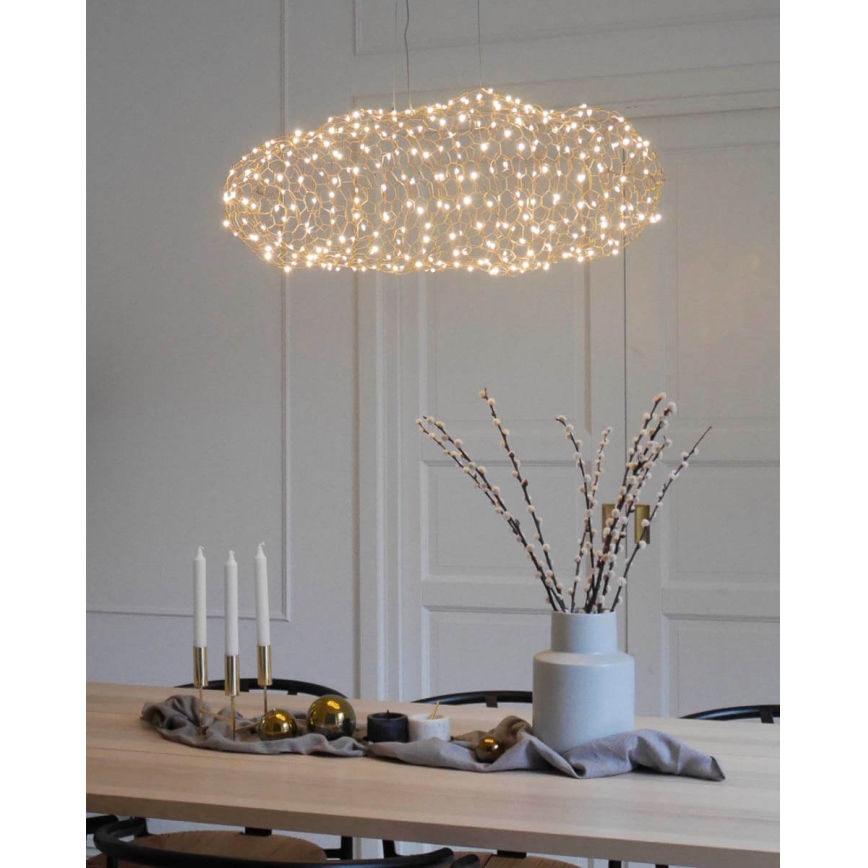 ByRydens - Lámpara LED colgante HAYDEN LED/15W/230V dorado