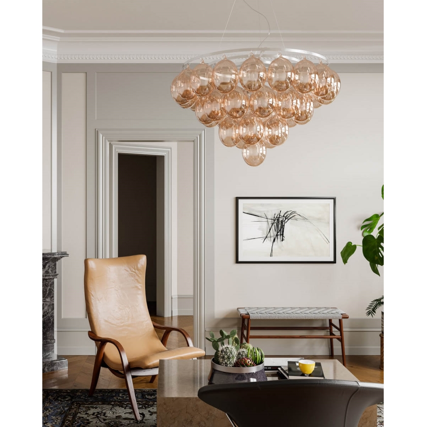 ByRydens - Lámpara colgante con cable GROSS GIANT 8xE27/8W/230V