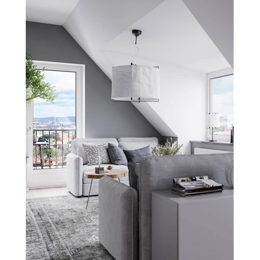 ByRydens - Lámpara colgante con cable SOFTY 1xE27/5W/230V
