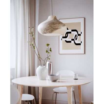 ByRydens - Lámpara colgante con cable MIRA 1xE27/5W/230V marrón
