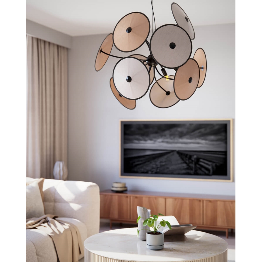 ByRydens - Lámpara colgante con cable CAPPELLO 4xE14/5W/230V