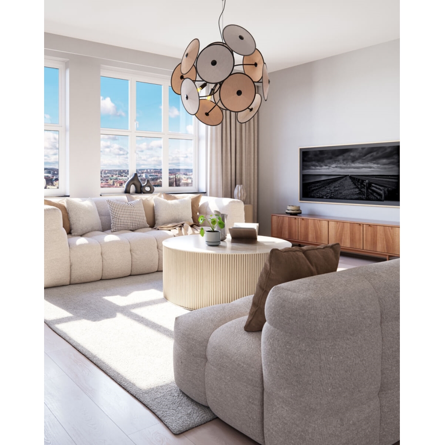 ByRydens - Lámpara colgante con cable CAPPELLO 4xE14/5W/230V