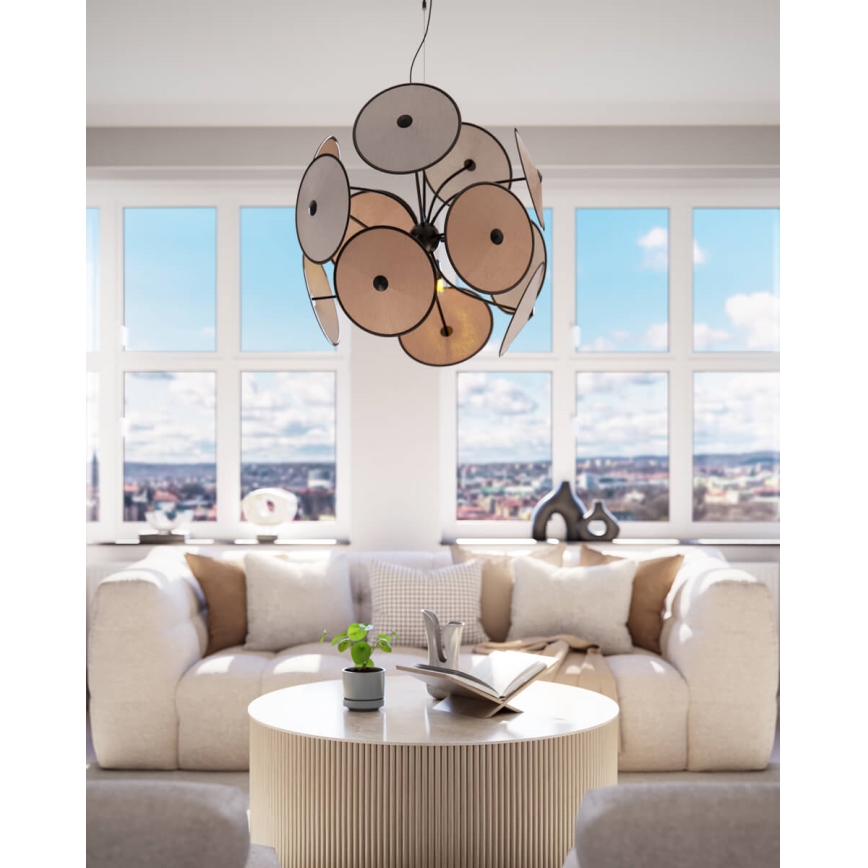 ByRydens - Lámpara colgante con cable CAPPELLO 4xE14/5W/230V