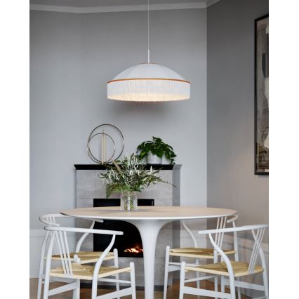 ByRydens - Lámpara colgante FRANCIS con cable 1xE27/5W/230V color crema