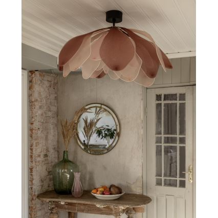 ByRydens - Lámpara de techo de superficie LOU LOU 1xE27/8W/230V rosa