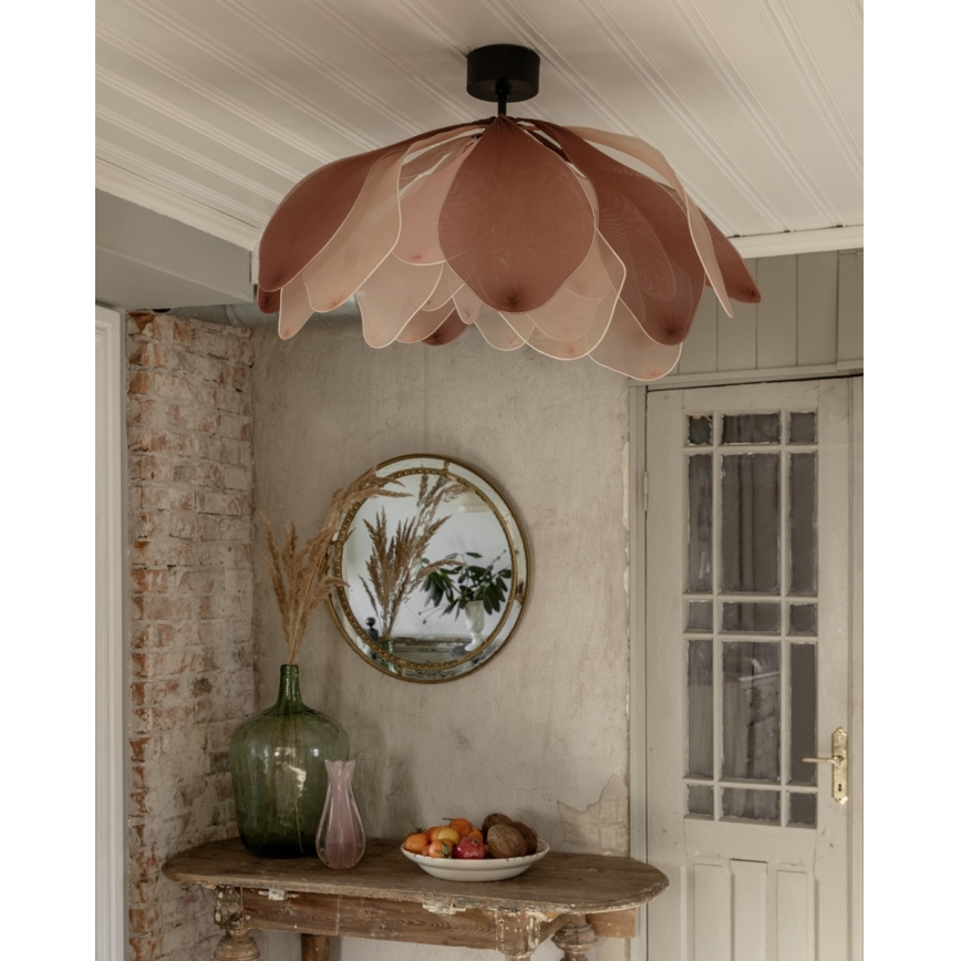 ByRydens - Lámpara de techo de superficie LOU LOU 1xE27/8W/230V rosa