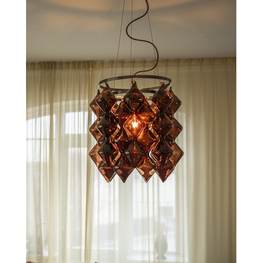 ByRydens - Lámpara colgante con cable GEMMA 1xE27/5W/230V