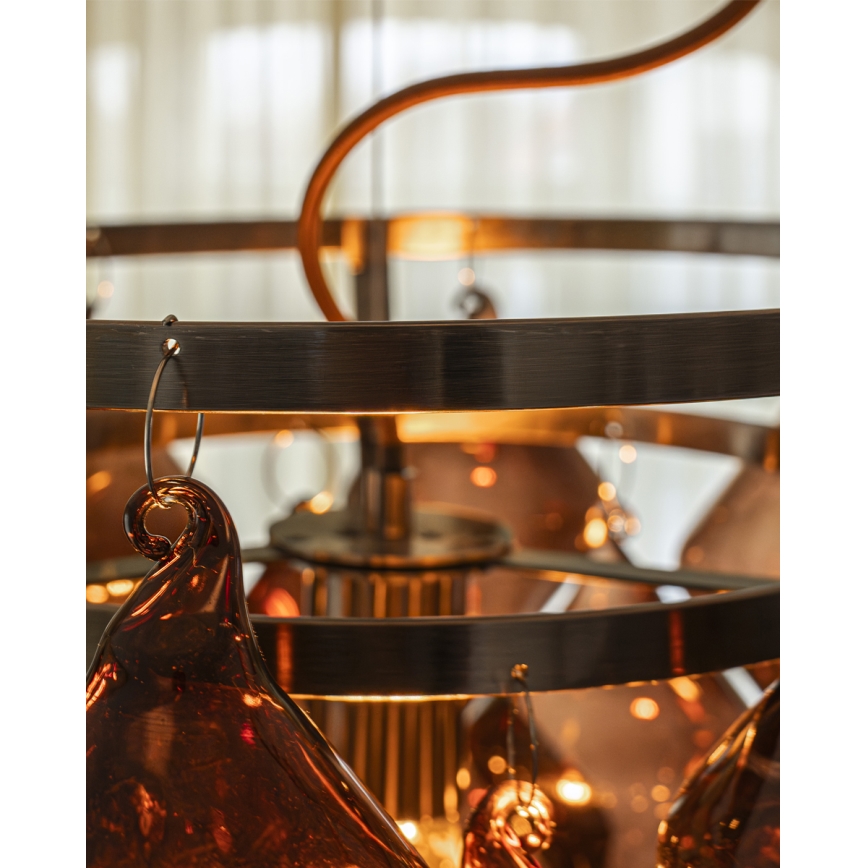 ByRydens - Lámpara colgante con cable GEMMA 1xE27/5W/230V